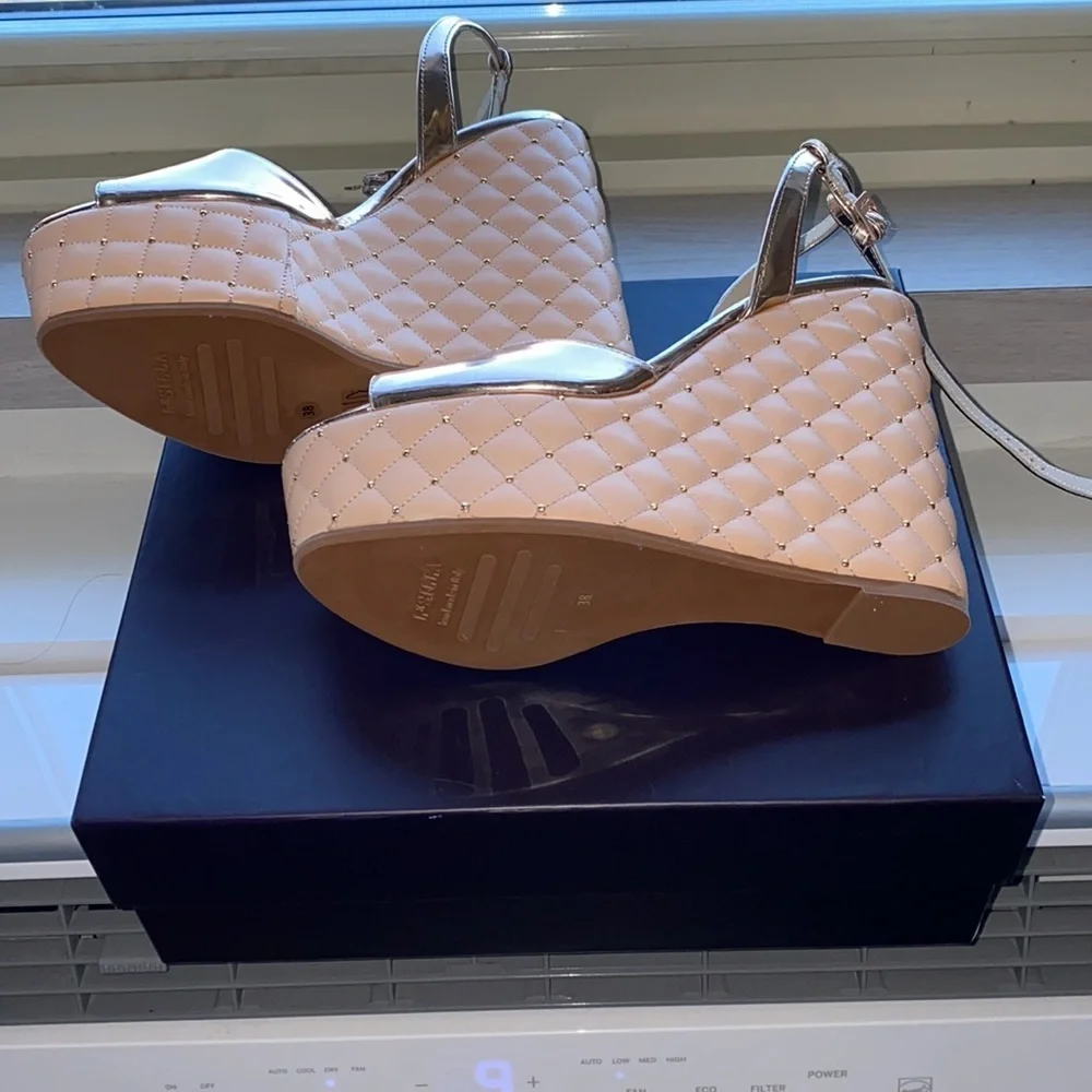Le Silla Platforms size 8 - handmade in Italy